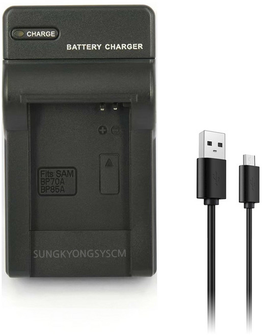 디아이플러스 삼성 BP-70A USB타입 호환충전기 VLUU PL200 MV800 DV150F, 삼성 BP-70A USB형 1구 호환충전기