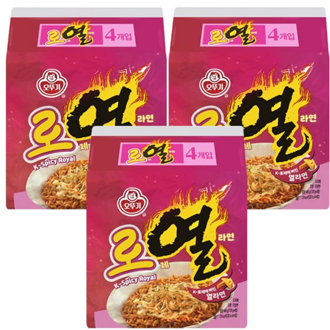 오뚜기 로제 열라면 120g