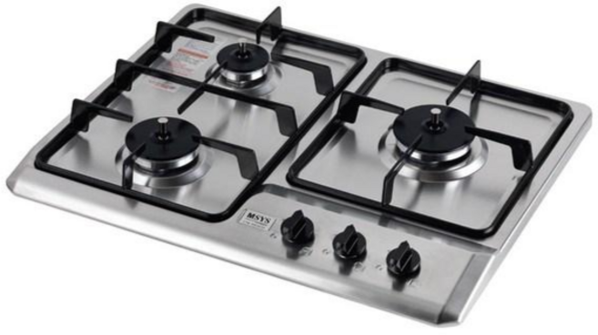 한샘 빌트인 가스레인지 3구 매립형 가스렌지 LPG, LNG, CTB-MS363H