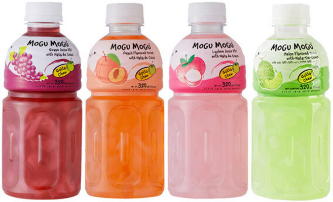 모구모구 4종혼합포도복숭아리치멜론 320ml24ea 306628, 320ml, 1세트