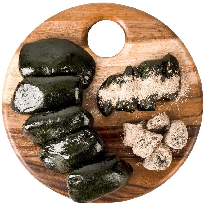 완주상회 쑥 떡 쑥인절미 찹쌀 식사대용 600g, 100g, 6개