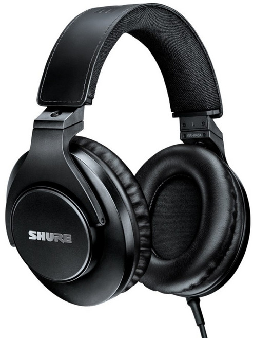 [정품] SHURE SRH440 A 슈어 헤드폰 모니터 모니터링 밀폐형 헤드폰