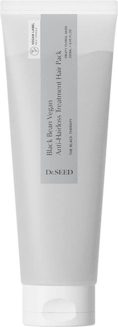 [비건라이프] 닥터시드 블랙빈 비건 탈모 트리트먼트 헤어팩, 1개, 250ml