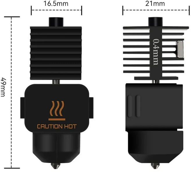 Bambu Lab A1/A1 미니 용 노즐 0.2 0.4 0.6 Bambulab A1 업그레이드 핫 엔드 용 0.8mm 경질 강철 교체 가능, 01 빠른  Mainland, 01 5 pcs, 09 0.8mm Hotend