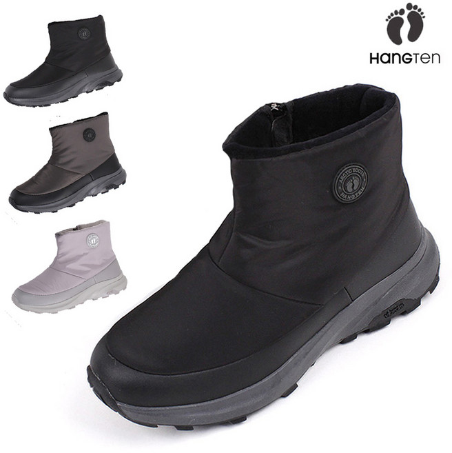 행텐 남녀 지퍼 패딩 털부츠 미들부츠 방한화 커플부츠