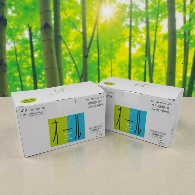 S-AOL(Super - Anti Qxidant Life) 일본 SOD(에스오디) 활성산소 제거 100% 식물 발효 식품 노화 예방 항산화 식품 면역력 강화, 2박스, 32회분 - 쿠팡