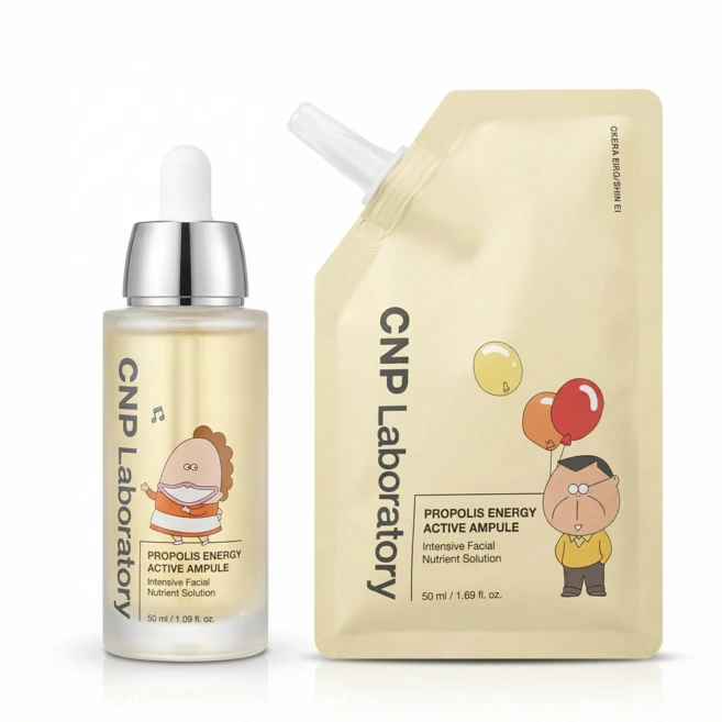 [100ml 대용량기획] CNP 차앤박 프로폴리스 에너지 액티브 앰플 본품+리필, 50ml, 2개 - 쿠팡