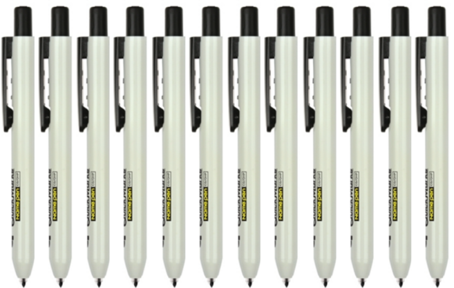 모리스 저스트클릭 네임펜 S, 12개, 흑색