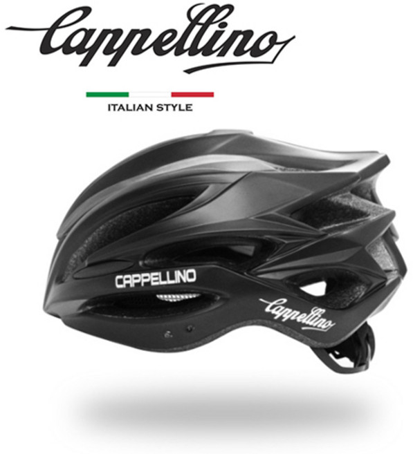 Cappellino 카펠리노 자전거 헬멧 H-2017, 블랙무광L, 1개