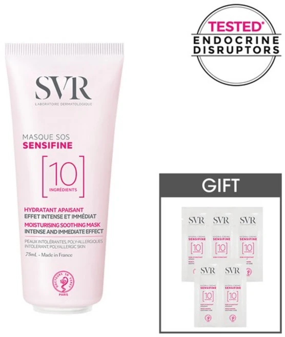 [진정보습] SVR 센시파인 SOS 크림 마스크 75ml, 없음, 1개 - 쿠팡