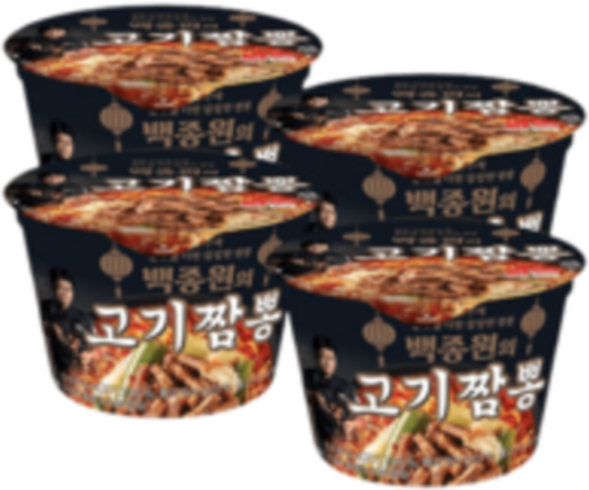 백종원의 고기짬뽕 105g, 4개
