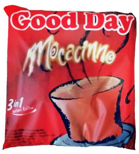 Good Day Mocacinno Coffee 600그램(21.16온스) 인스턴트 헤이즐넛 맛 30-ct @ 20그램, 1개, 20g, 1개입