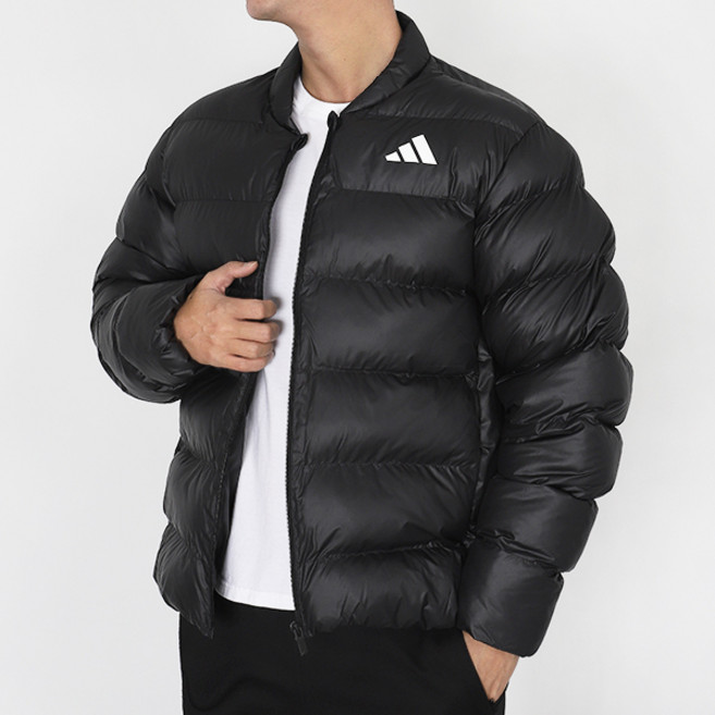 아디다스 패딩점퍼 에센셜 신세틱 다운 푸퍼 자켓