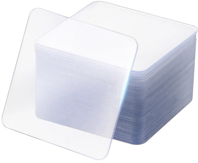 다데고 다용도 무타공 초강력 사각 양면 접착제 나노 투명스티커, 11개