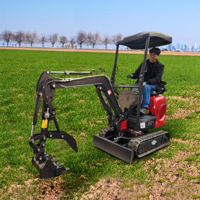 농업용 포크레인 유니즈 1톤 소형 무면허 농업용 미니굴삭기 쿠보다 정품엔진, 1개