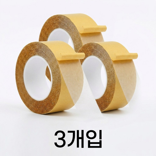 올탐 찢어쓰는 초강력 투명 양면테이프, 3개