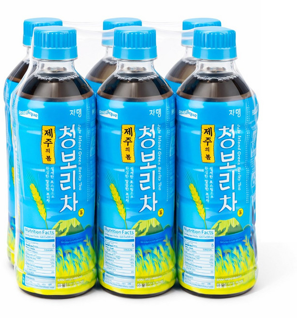 [더음료]쟈뎅 제주의 봄 청보리차 500ml 6입