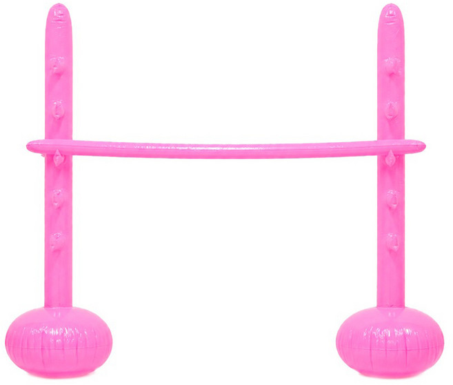 해피파티 체육대회 PVC 에어 림보게임 핑크 운동회 레크레이션 한마당, 1개