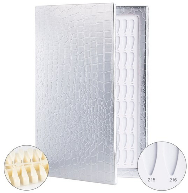 네일 연습120/180/216 네일 차트 컬러링 북 가죽 커버 디스플레이 젤 폴리쉬 샘플 선반 카드 팁 포함, 1개