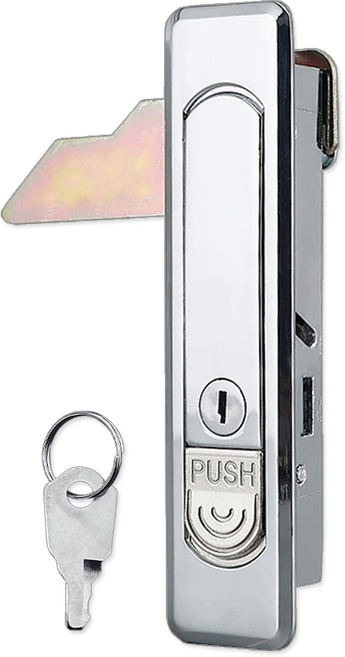 리빙로드 분전함 도어 푸시 잠금장치 (키잠금형), 1개