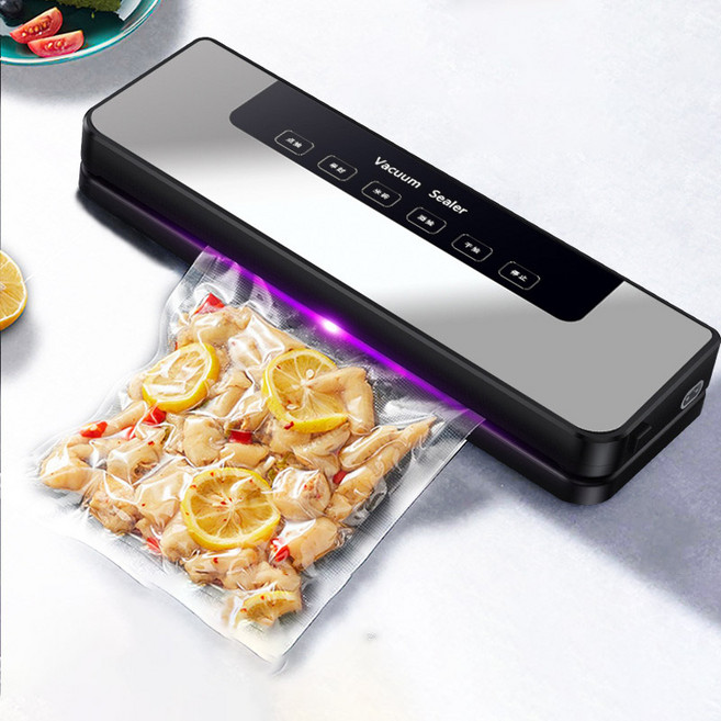 DS 자외선 진공포장기 방습항균 건습겸용 복수 포대 동시 진공 터치 키 쌀벽돌 밀봉기 +진공포장비닐 10p, FKJ-9600