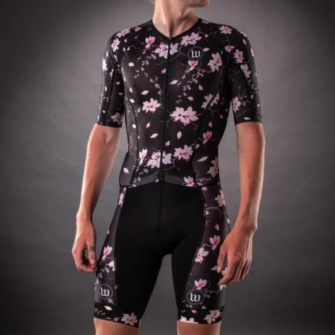 와티 잉크 철인 3 종 경기 저지 MTB 의류 로드 팀 스피드 세트 원피스 점프수트 사이클링 스킨 남성 자전거