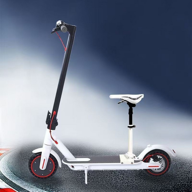 智能電動滑板車 可折疊 便攜 成人代步, 1個, 丨白色/智能APP+定速巡航+帶坐位丨,36V6Ah續航約30-35里/進口芯片