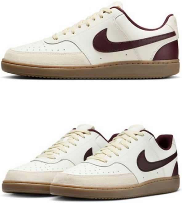 나이키 코트 비전 로우 남녀공용 캐주얼 데일리 스니커즈 운동화