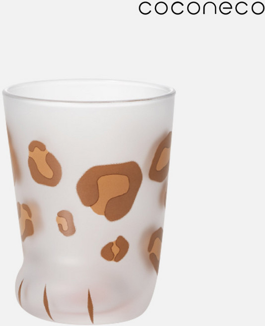 코코네코 고양이발컵 12종 아데리아정품 홈카페예쁜컵 정식수입 정품, 아기컵 표범, 1개