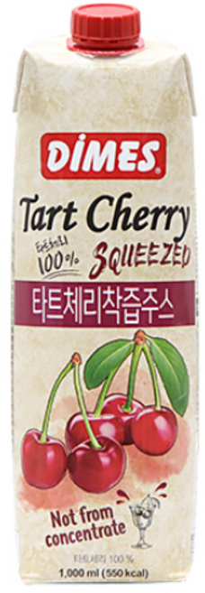 디메스 타트체리 착즙주스, 2개, 1L