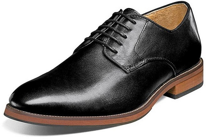 [미국수입정품] 플로쉐임 Florsheim 남성용 블레이즈 플레인 토 옥스포드 블랙 스무스 7 X-Wide 270066