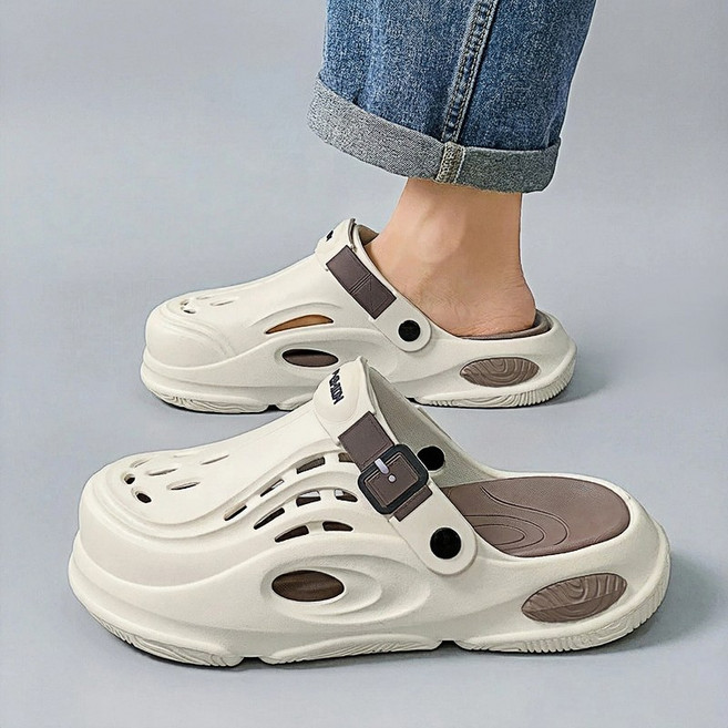 Modern Fashion 남자 발편한 무중력 슬리퍼 쿠션 샌들 실내화