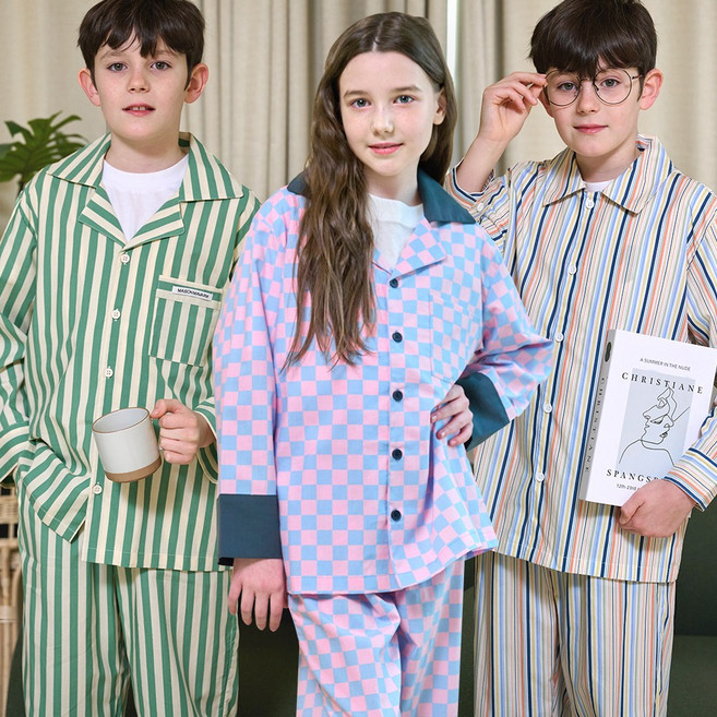 [당일출고] 마밤 면모달 아동 주니어 잠옷 파자마 셋업 여아 남아 11종 택1