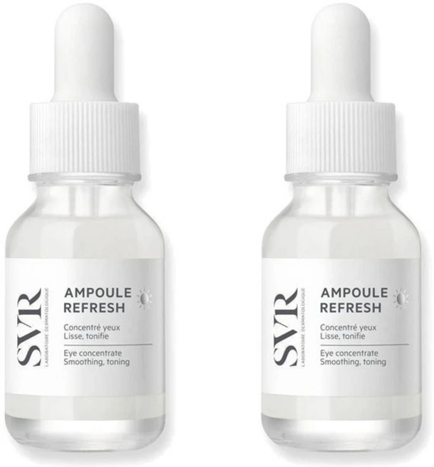 에스브이알 앰플 리프레쉬 데이 아이 컨센트레이트 스무딩 토닝 15ml 2개 Svr Ampoule Refresh Concentre Yeux Jour - 쿠팡