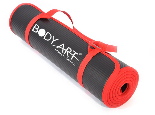 바디아트 10mm NBR 코어 트레이닝 요가 필라테스 헬스 매트, 1개