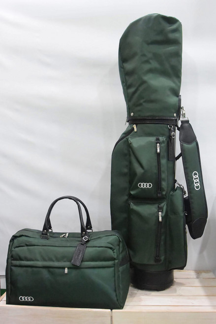 NEW 아우디 고급 경량 골프백 세트 다크그린 예쁜캐디백