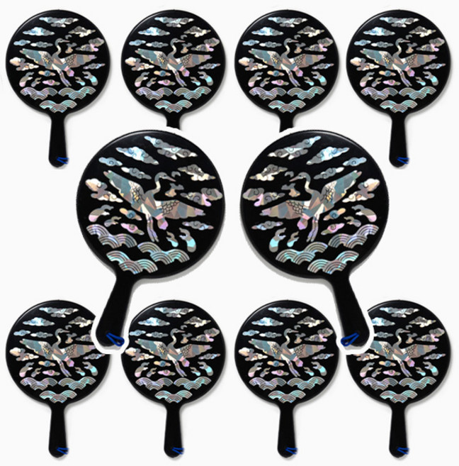아이베이비아트 전통 자개 스티커 거울 꾸미기 ( 10개 배송료X ), 학
