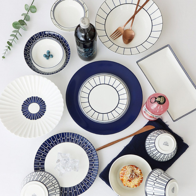 한국도자기본차이나 스웰 프리미엄 6인 그릇세트 26pcs, 1개