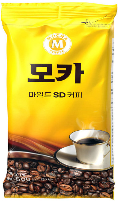 모카 마일드 SD 커피 블랙 가루커피 500g, 1개, 1개입