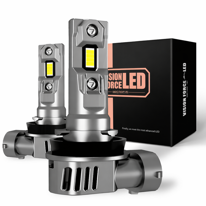 바이오라이트 비전포스 LED 전조등, 1세트, H8/9/11