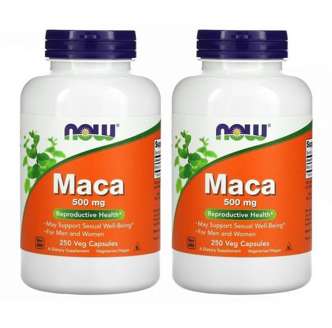 나우푸드 마카 500mg 베지캡슐 250정 2개, NOW04762-2