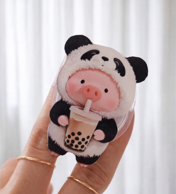 휴대폰 아크릴 캐릭터 스마트톡 그립톡 거치대, 1개, 03