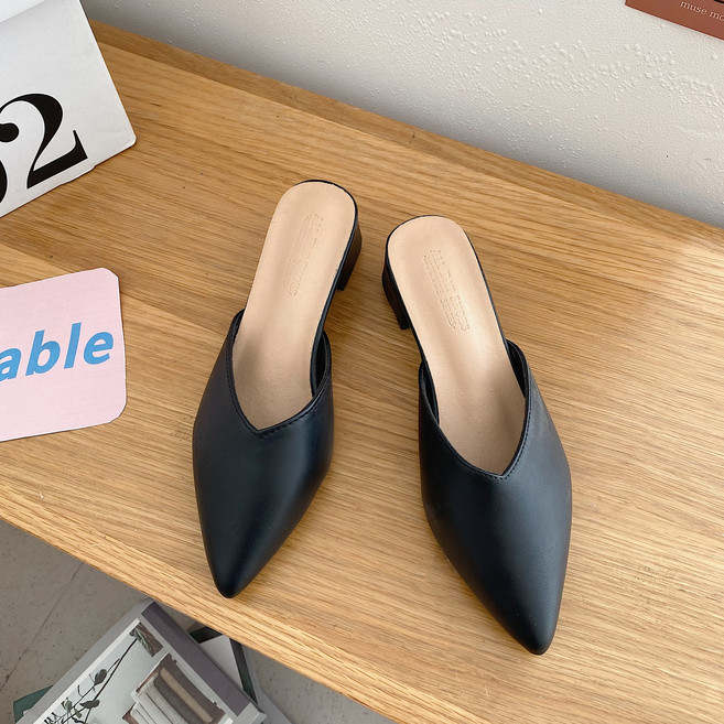 라블 여성용 클로이 스틸레토 뮬슬리퍼 5cm