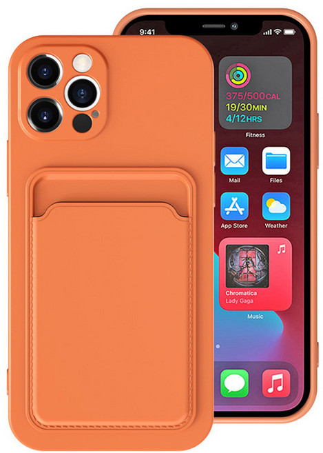 아이폰 카드수납 컬러 젤리케이스