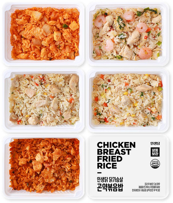 닭가슴살 곤약 볶음밥 혼합 250g 5팩, 5개
