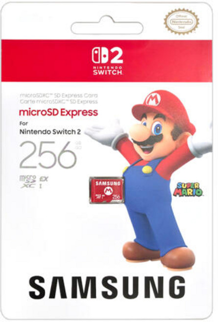 닌텐도 스위치2 마이크로 SD Express카드, 256GB, 1개