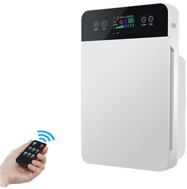 HULULU 가정용 스마트 공기청정기 음이온 거실 원룸 반려동물 청정기, 화이트, JH-01