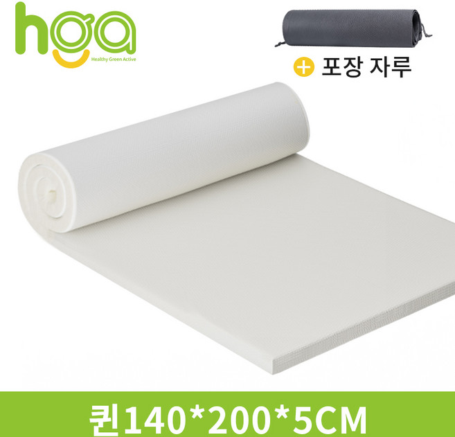 [HGA] 스펀지매트리스 30D고밀도스펀지 매트리스 고탄성 부드러운 패드+ 수납 포켓