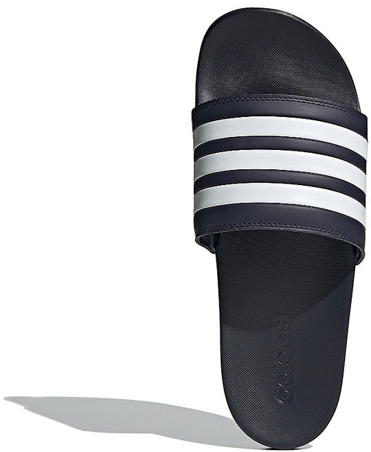 ADIDAS ADILETTE COMFORT 拖鞋, 藍白, 下B, UK9-27.5CM