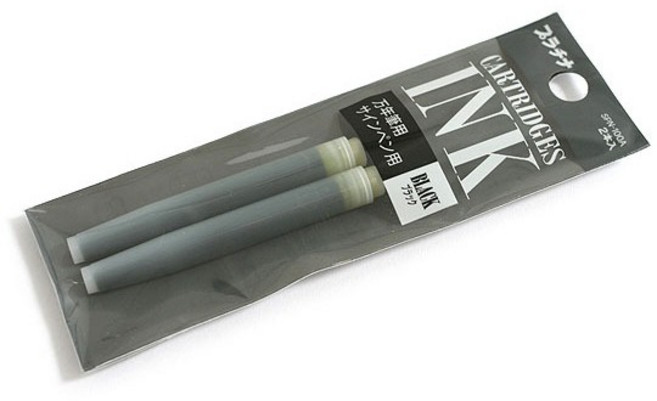 白金 鋼筆卡式墨水管 PS-40 色彩鮮明 書寫流暢 更換墨水超方便, 1個, 黑, 黑